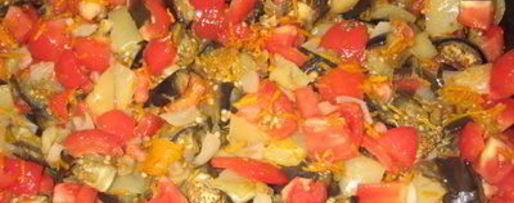 Шаг 4: баклажанной и кабачковая икра в духовке