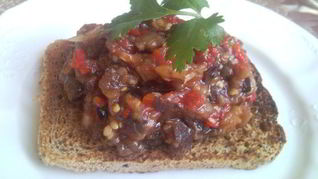 Рецепт Баклажанной икры из запеченных овощей