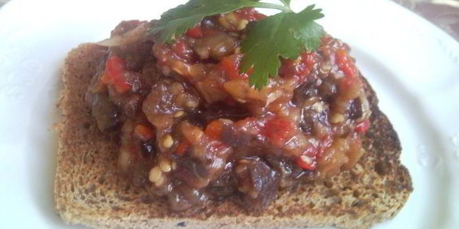 Рецепт баклажанной икры из запеченных овощей