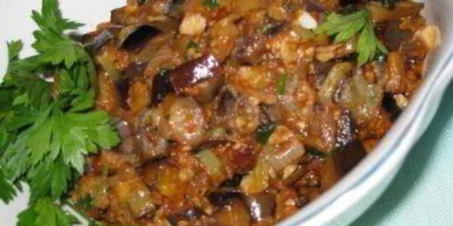 Рецепт баклажанной икры по-гречески