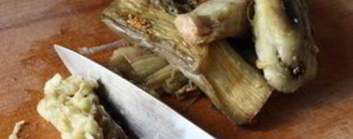 Шаг 2: баклажанной икры с яблоками