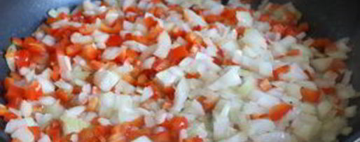 Шаг 3: баклажанной икры с яблоками