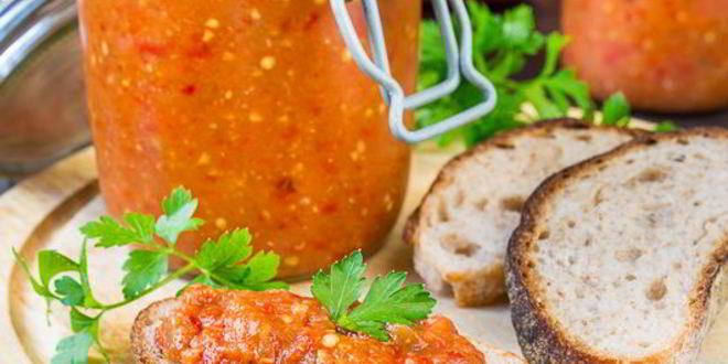 Рецепт баклажанно-перечной икра