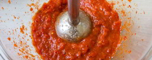 Шаг 14: баклажанно-перечной икра