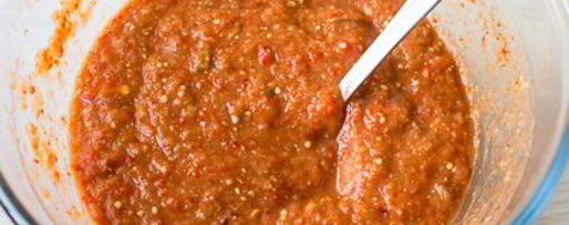 Шаг 16: баклажанно-перечной икра