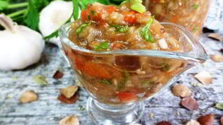 Рецепт Икры из баклажанов Кьопоолу