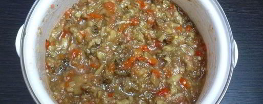 Шаг 5: икры из баклажанов кьопоолу