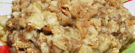 Шаг 4: икры из баклажанов