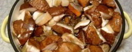 Шаг 1: икры из белых грибов