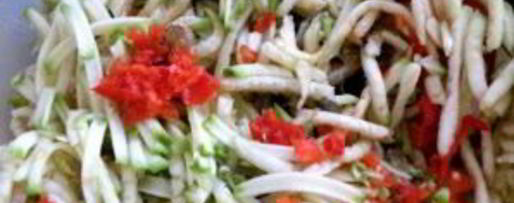 Шаг 2: икры из овощей