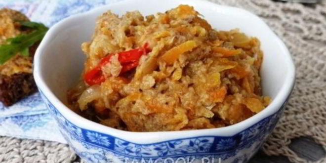 Рецепт икры из соленых грибов