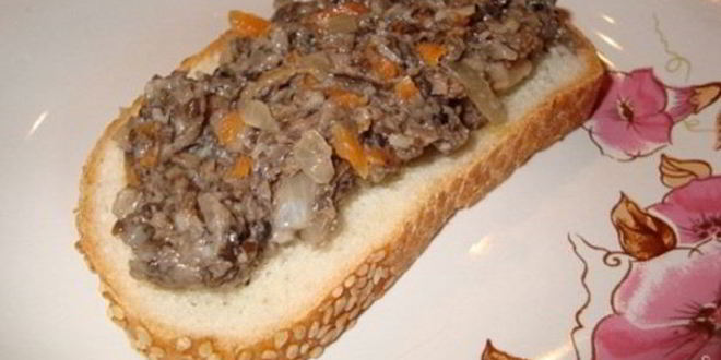 Рецепт икры из вешенок