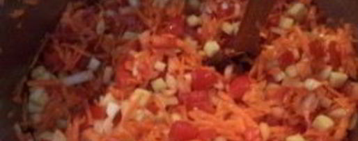 Шаг 6: икры кабачковой с баклажанами на зиму