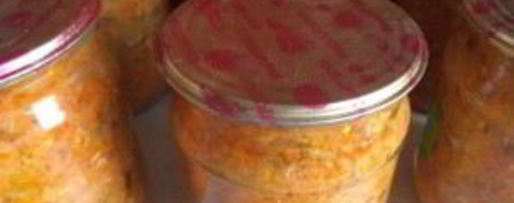 Шаг 10: икры кабачковой с овощами