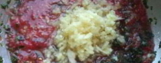 Шаг 5: икры кабачковой с овощами