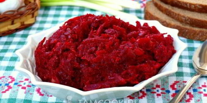Рецепт икры свекольной