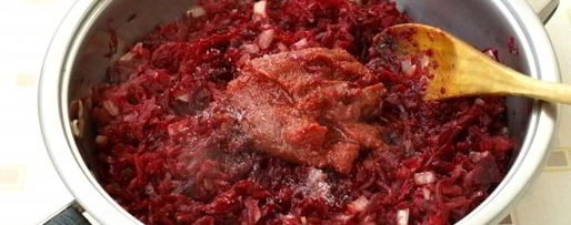 Шаг 9: икры свекольной