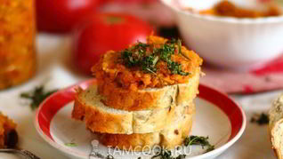 Рецепт Кабачковой икры без томатной пасты