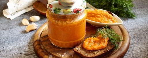 Шаг 12: кабачковой икры с чесноком