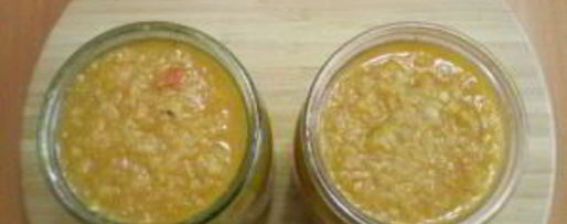 Шаг 5: кабачковой икры с майонезом и чесноком