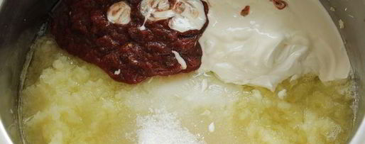 Шаг 1: кабачковой икры с майонезом