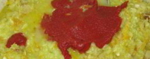 Шаг 3: кабачковой икры с мукой