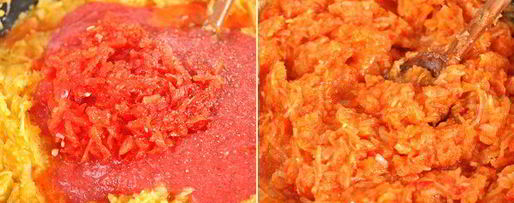 Шаг 4: кабачковой икры с шампиньонами