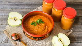Рецепт Кабачковой икры с яблоками на зиму
