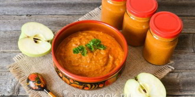Рецепт кабачковой икры с яблоками на зиму