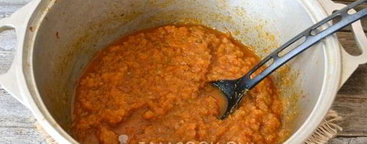 Шаг 9: кабачковой икры с яблоками на зиму