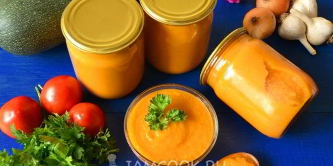 Рецепт кабачковой икры в рукаве для запекания