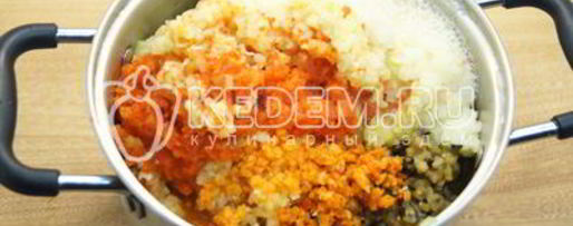 Шаг 2: овощной икры на зиму дружба