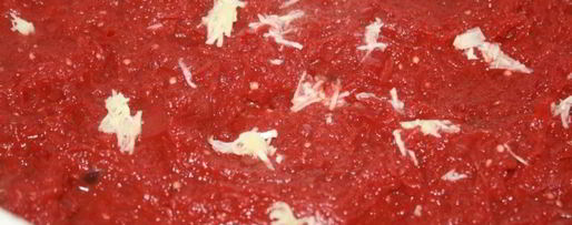 Шаг 5: свекольной икры с баклажаном