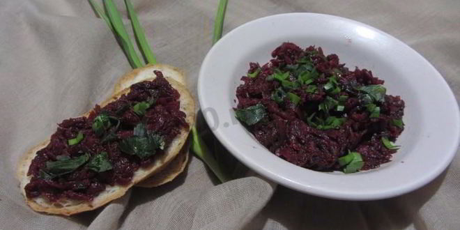 Рецепт свекольной икры с имбирем