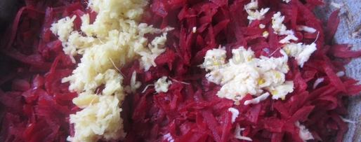 Шаг 4: свекольной икры с имбирем