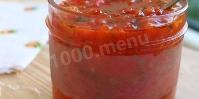 Рецепт яблочно-овощной икра