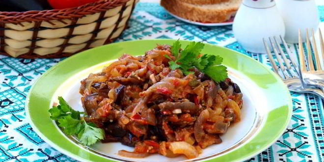 Рецепт жареной икры из баклажанов