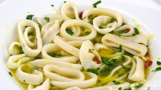 Рецепт Кальмара маринованного