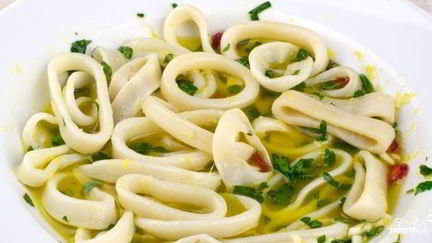 Рецепт Кальмара маринованного