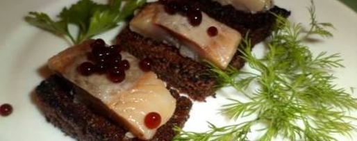 Шаг 6: канапе чернушки