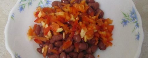 Шаг 1: канапе делис с ветчиной и фасолью