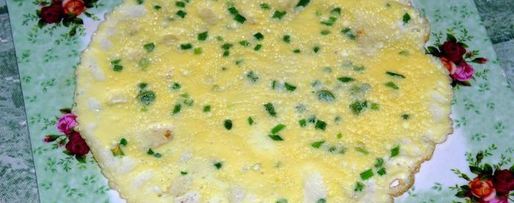 Шаг 5: канапе из омлета с творогом