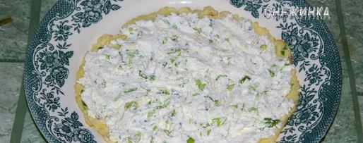 Шаг 6: канапе из омлета с творогом