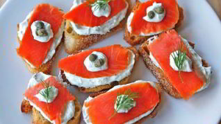 Рецепт Канапе к празднику