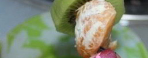 Шаг 2: канапе к шампанскому из фруктов