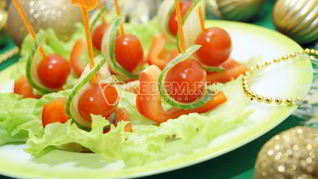 Рецепт Канапе на праздничный стол Кораблики