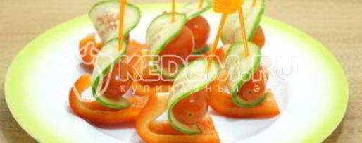 Шаг 3: канапе на праздничный стол кораблики