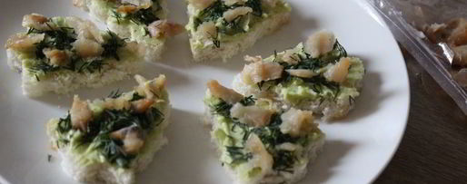 Шаг 2: канапе новогодние елочки