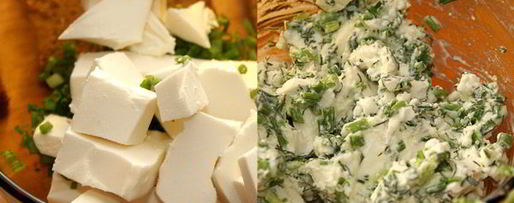 Шаг 1: канапе по-русски с селедкой