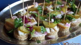 Рецепт Канапе Под водочку